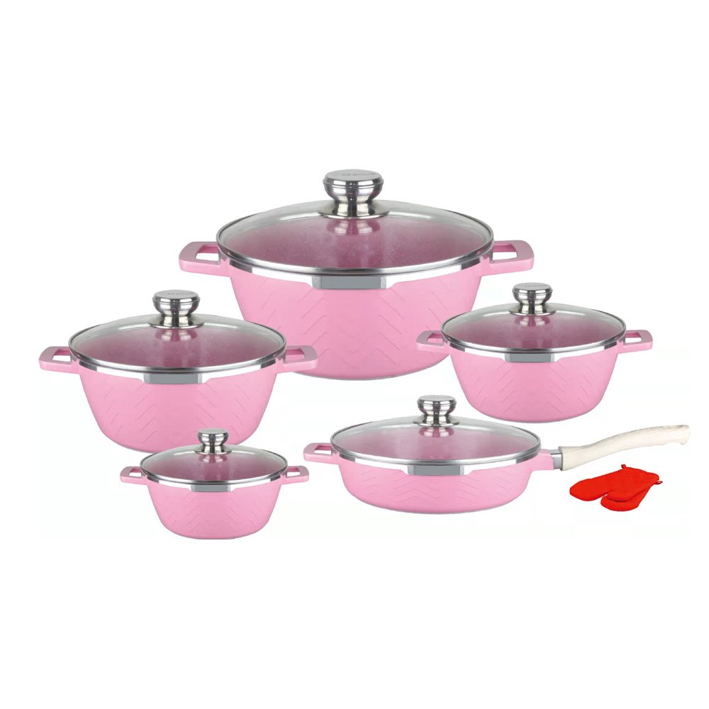 High Cost Performance Cookware Sets Non Stick Aluminum Cooking Pot Set Soup Frying Pan Set NonStick Cookware