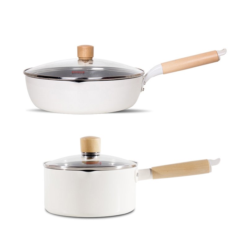 High quality non-stick Aluminum kitchen cooking casserole cookware sets