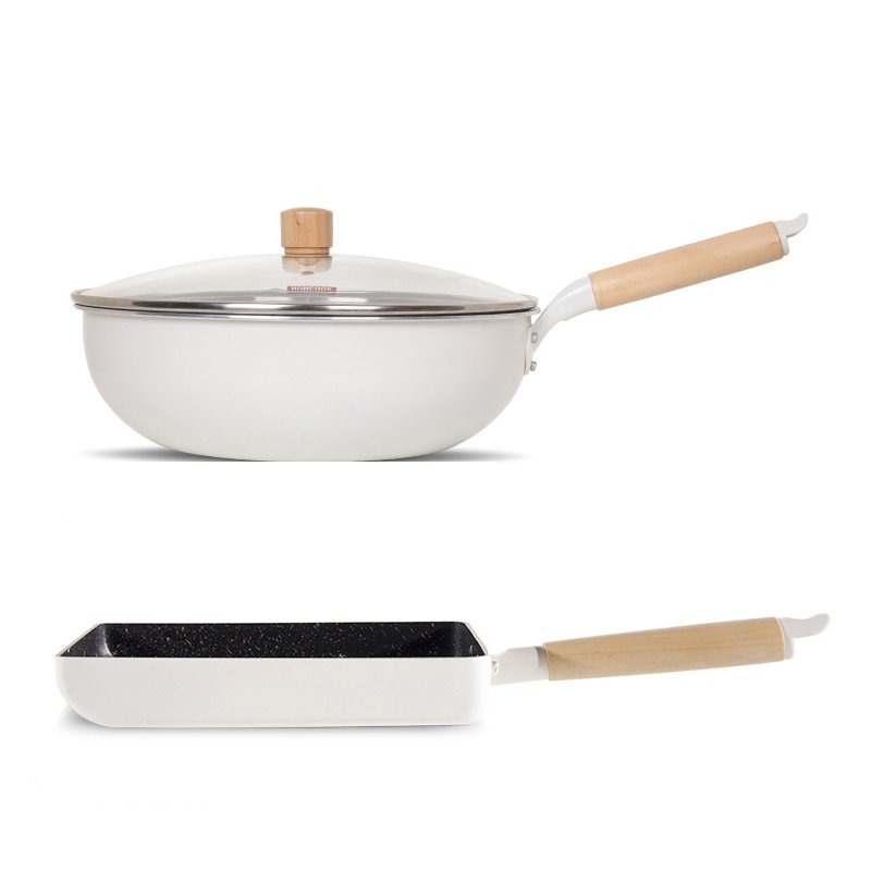 High quality non-stick Aluminum kitchen cooking casserole cookware sets