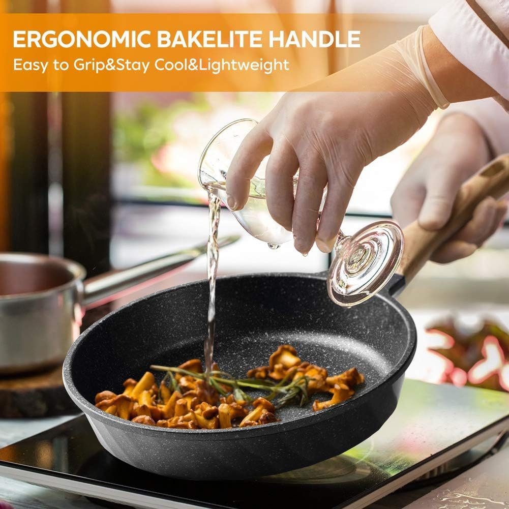 3 Piece Aluminum Cookware Set Die-Cast Cookware Multi-Purpose Set Cookware