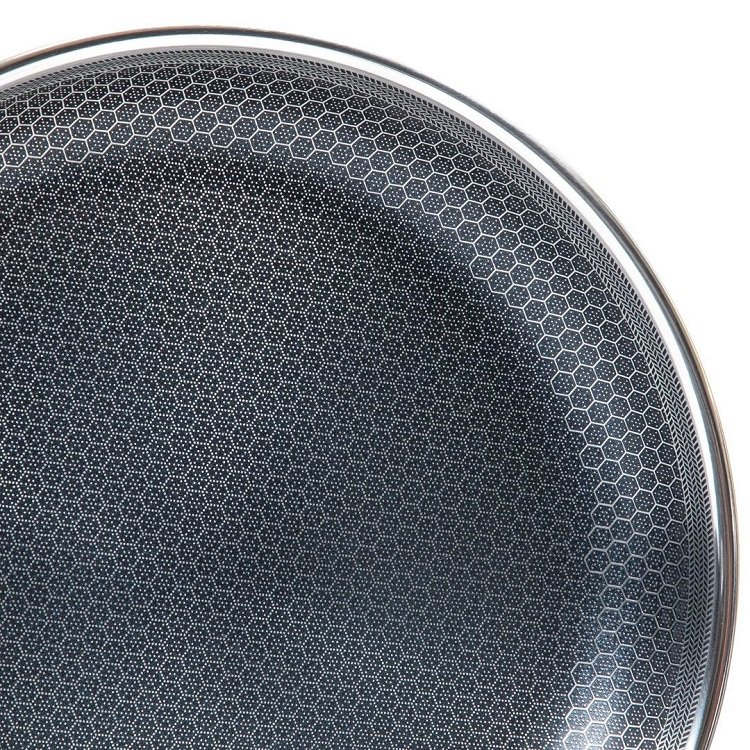 7 Pcs Stainless Steel Fry Pans Cookware Sets Kitchen Cooking Honeycomb Nonstick Pizza Pans