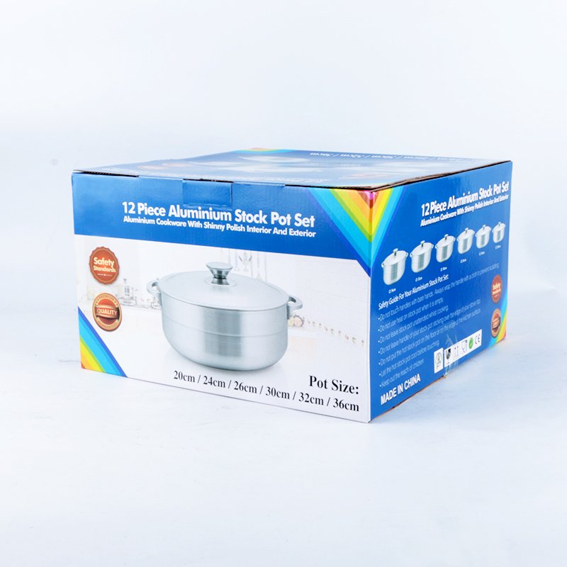Best Selling casserole 12pcs pots Home cookware set Restaurants sanding pot aluminum caldero cooking pot sets