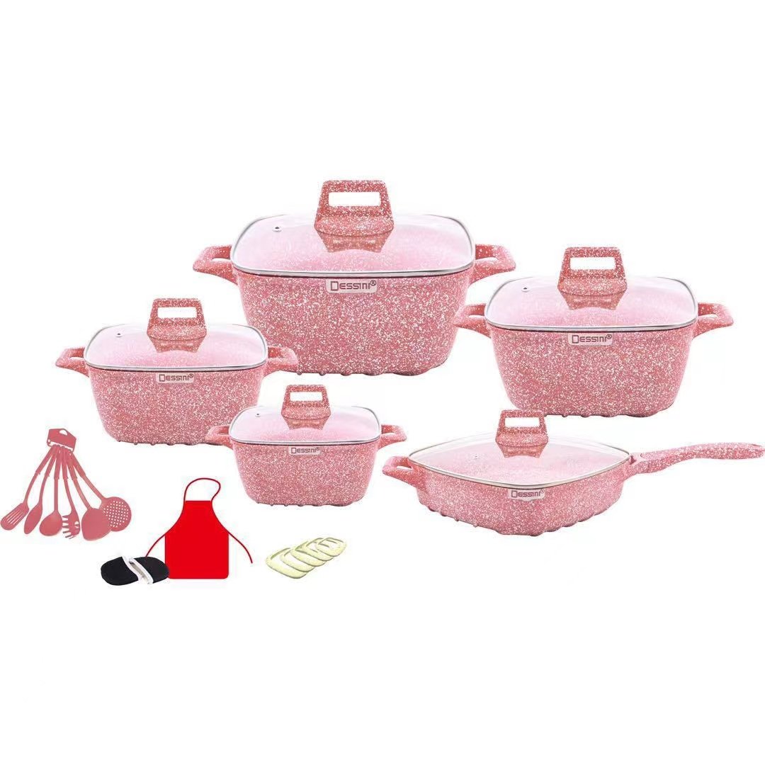 Customized Logo 25pcs Cookware-Set Modern Kitchen Accessories Set Cookware
