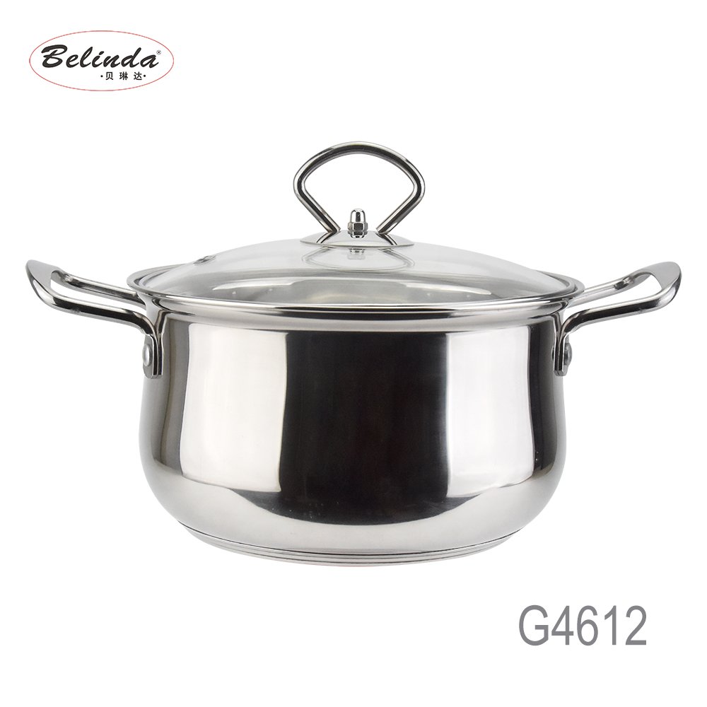 Kitchen Cooking 5 Pcs Stainless Steel Cookware Sets For Induction