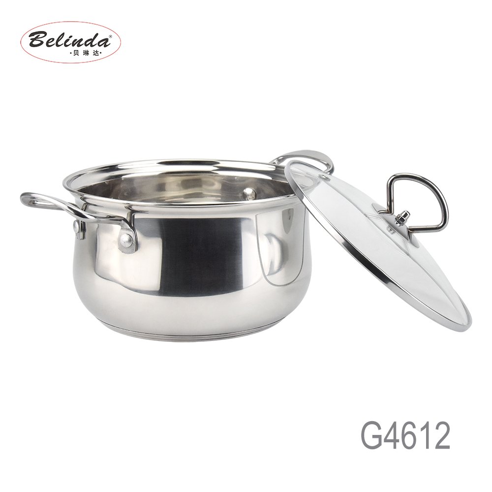Kitchen Cooking 5 Pcs Stainless Steel Cookware Sets For Induction