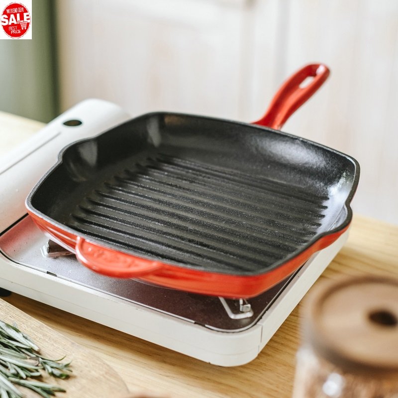 Bright Houseware Restaurant High-Quality Enamel Cast Iron Casserole Non Stick Dutch Oven Cast Iron Cookware Set