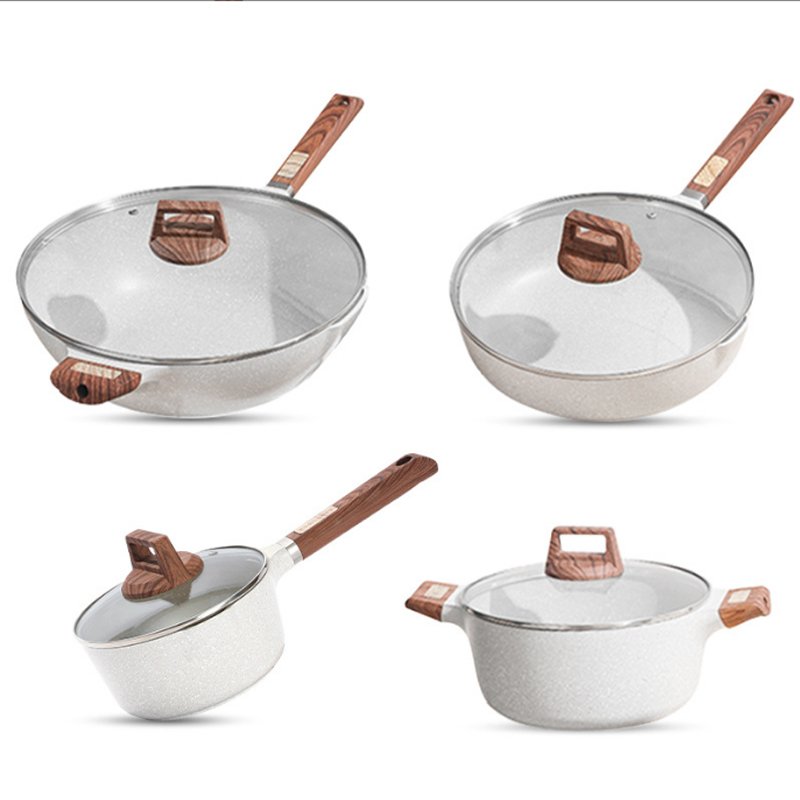 cast aluminium nonstick cookware sets, pots sets, frying pan sets, granite coating kitchen set