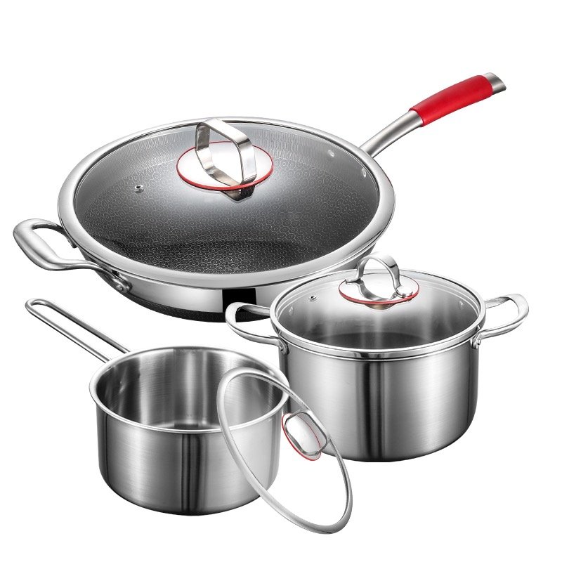 Cooking Pot Set Cookware Sets Nonstick Pot Sets Cookware Stainless Steel Kitchen