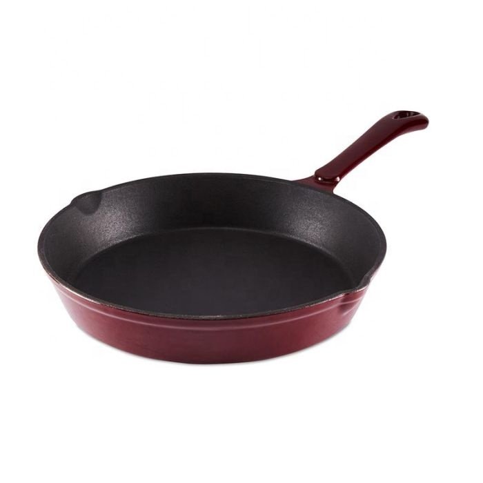 Foodie Kitchen High Quality Non Stick Enamel Coated Cast Iron Cookware Set