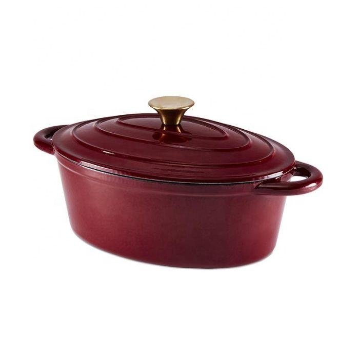 Foodie Kitchen High Quality Non Stick Enamel Coated Cast Iron Cookware Set