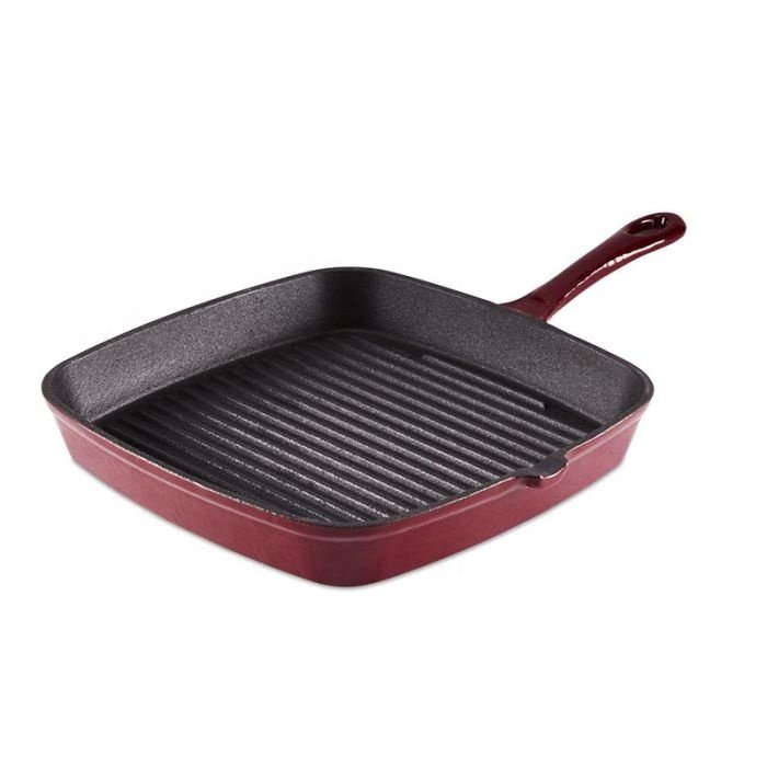 Foodie Kitchen High Quality Non Stick Enamel Coated Cast Iron Cookware Set
