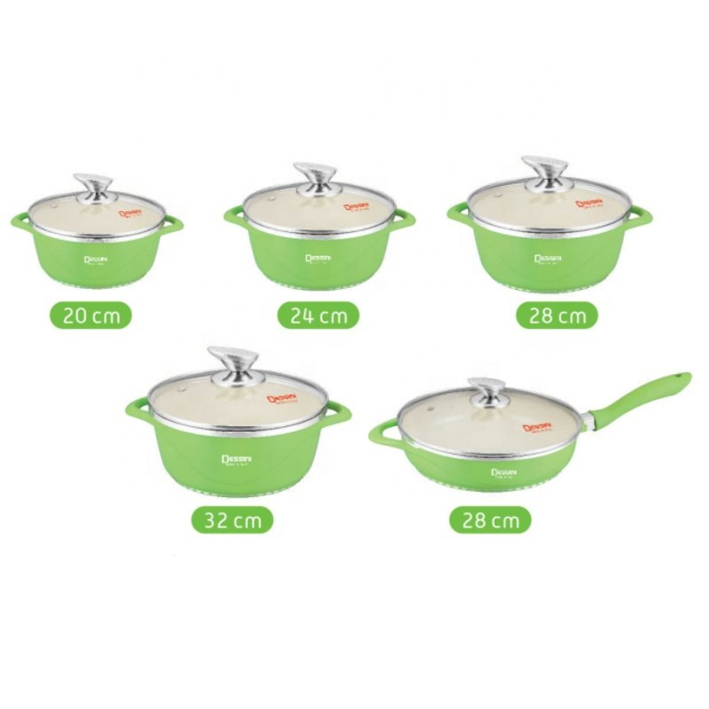 granite cookware set ceramic non stick coating 10 piece cookware sets