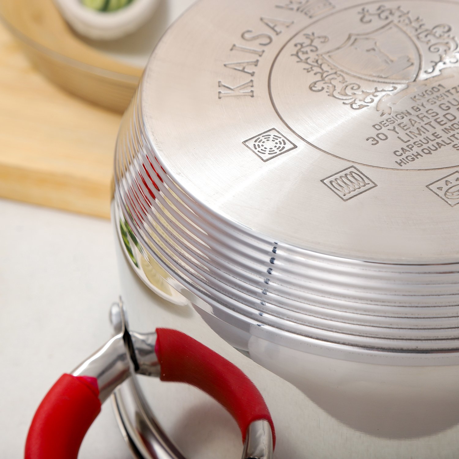 KAISA VILLA KV-6672 High Quality Stainless Steel Cookware Sets Pots & Pans Sets soup & stock pots Kitchen ware sets 9 Layers