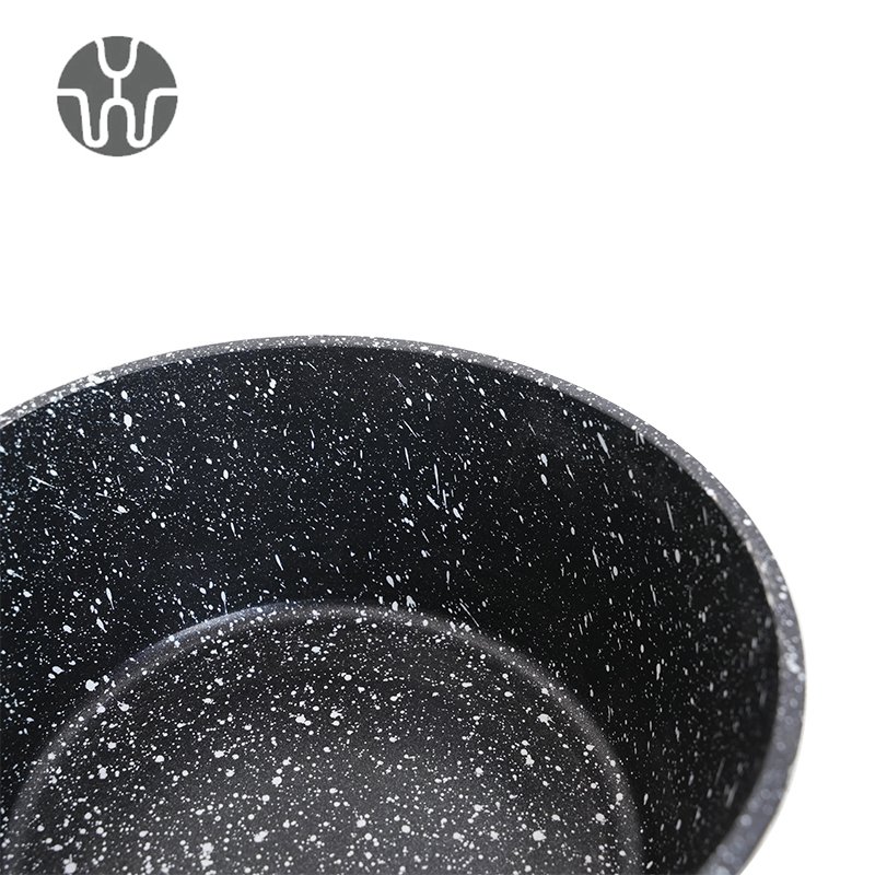 High Quality wholesale nonstick cookware ceramic pan sets with soft touch handle die cast kitchenware set