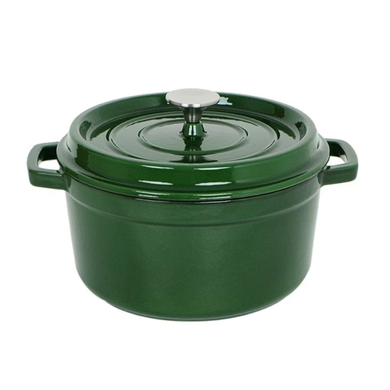 Hot sale customized enamel cooking pots set OEM enamel cast iron pot cookware sets