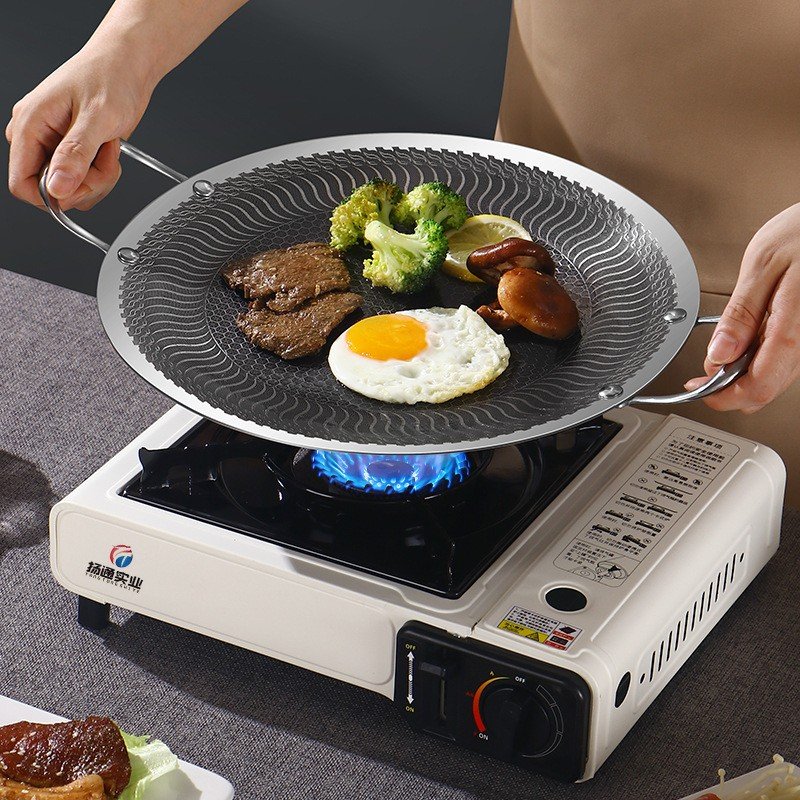 Hot Selling Kitchen High Capacity Black Cooking Fry Pan