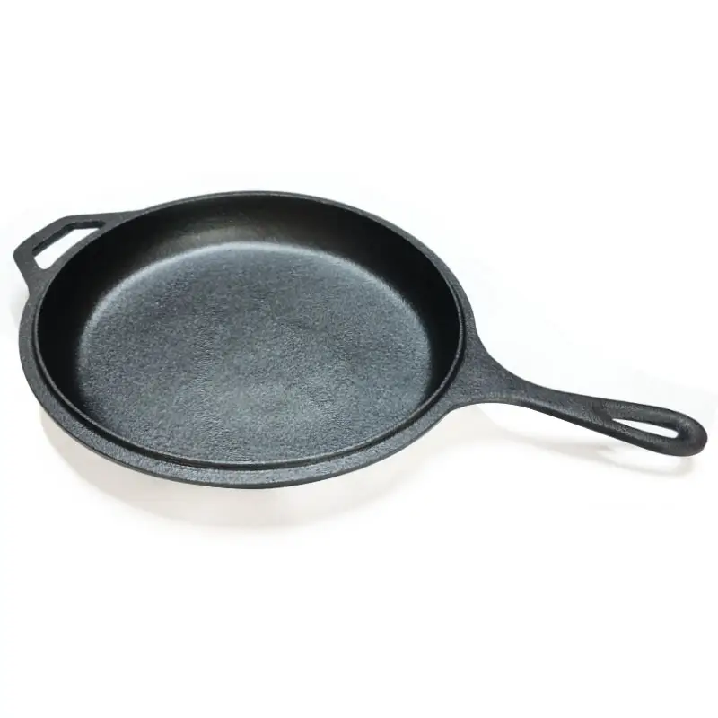 2 in 1 Pre-Seasoned Dutch Oven Cast Iron Skillet Pan Set Cast Iron Dutch Oven Pot with Skillet Lid Cookware Set