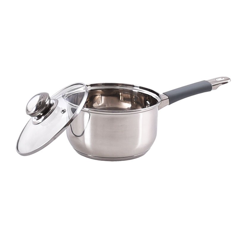Stainless Steel Household Items Casserole Kitchens Utensils Saucepan Cookware Sets with SIL Handle