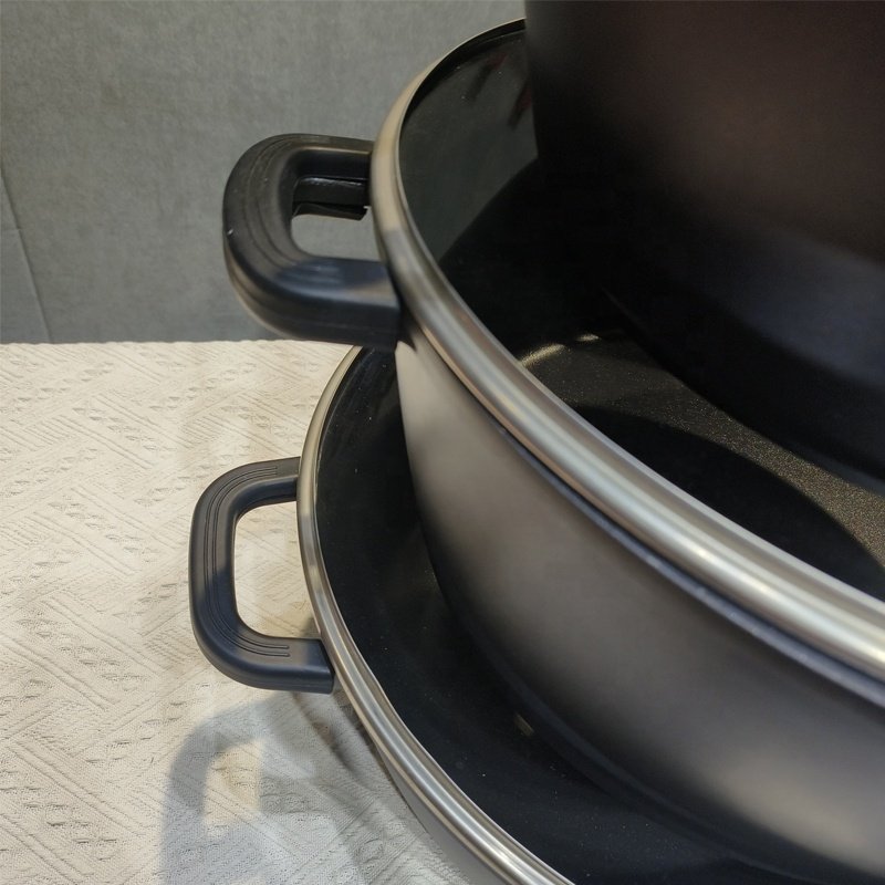 Newest Hot Sale Straight Cut 6 Pcs Edenberg Cookware Set Durable Made In Cookware Use