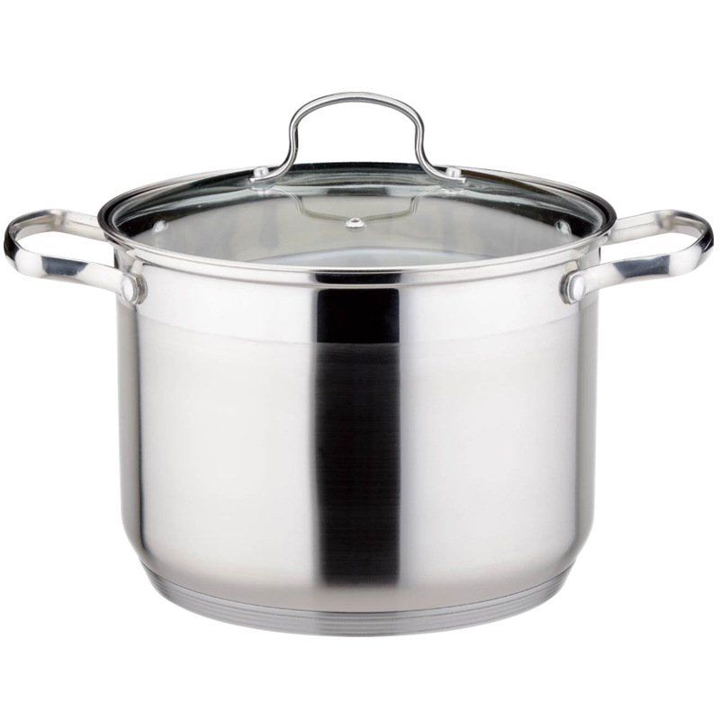 PELITA Saucepan Non Stick Stainless Steel Saucepan Non Stick Cooking Saucepan Set 12pcs Stainless Steel Cookware Sets