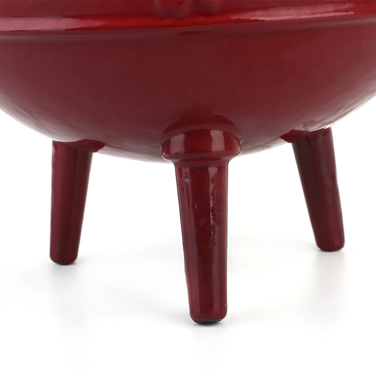 3 Legs Preseasoned Cast Iron South African Pot With Lid