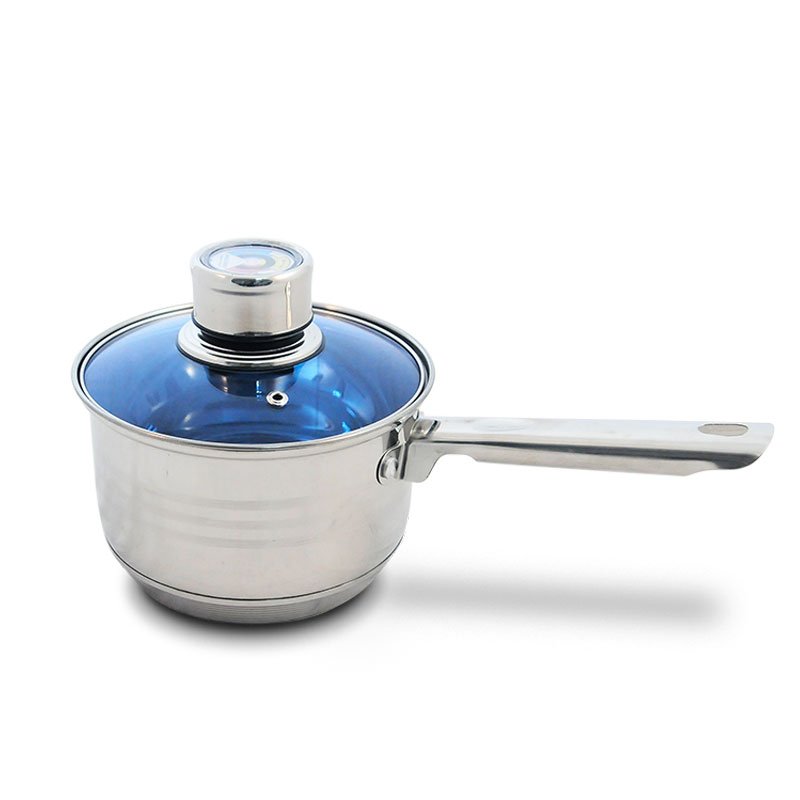 HOT PRODUCT Kitchenware Stainless Steel Cookware Set with Thermometer wide edge cooking pots