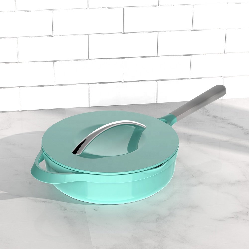 Cookshcon New Design 4 Pieces Nonstick Die-Casting Aluminum Kitchenware Set Cooking Pot Cookware Set