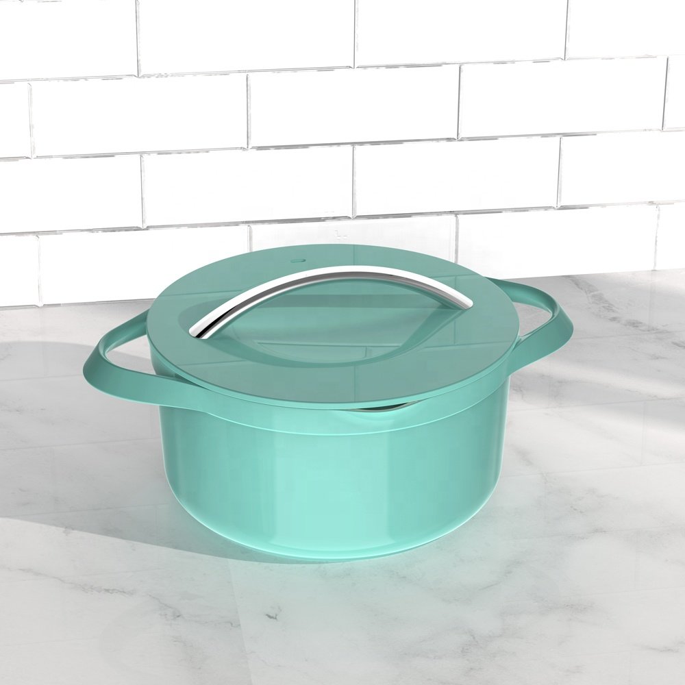 Cookshcon New Design 4 Pieces Nonstick Die-Casting Aluminum Kitchenware Set Cooking Pot Cookware Set