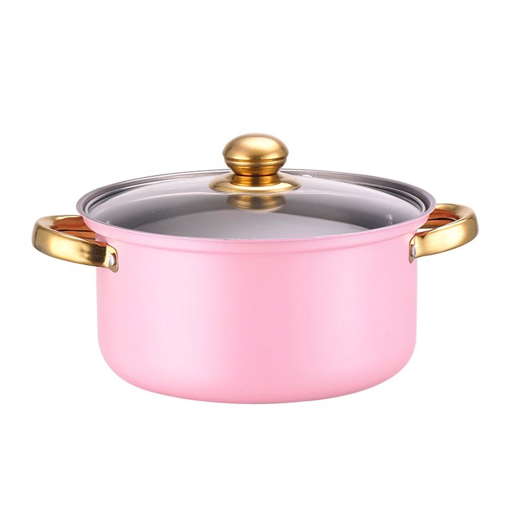 10 Piece Wholesale Kitchen Ware Stock Pot Stainless Steel Cooking milk and soup Pot Cookware Set