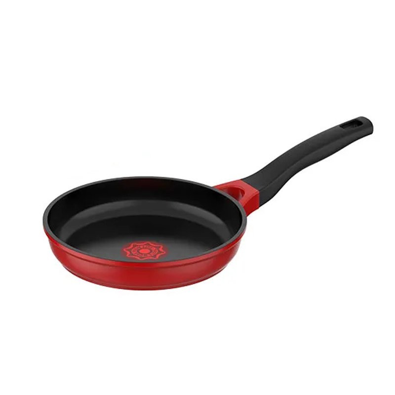 Die Cast Cookware Set Caserole Set Cooking Pots And Pans Red Point With Temperature