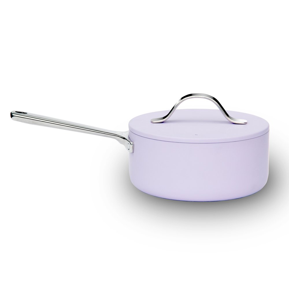 High Quality Aluminium Kitchenware Sets Ceramic Non Stick Coating Purple Color With Stainless Steel Handle non stick cookware