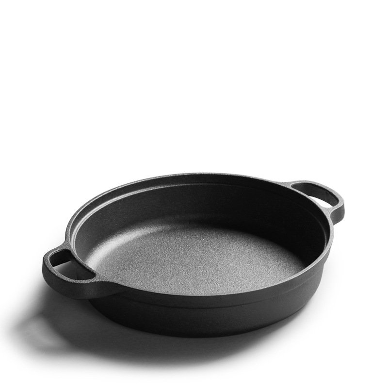 wholesale 2024 Hot Selling Kitchenware pot 25/28/30/33/35 CM Round Non Stick Frying Kitchen Pan Cookware Cast Iron Skillet