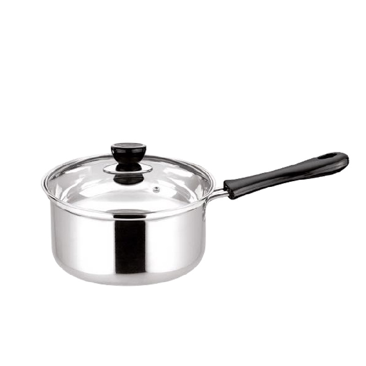 Stainless Steel Milk Pan Soup Pot Set 6 Pieces Kitchenware Gift Set for cooking pots cookware set with Potassium Chlorate