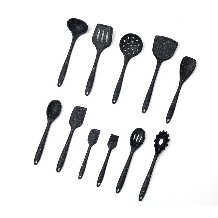 Good quality 11 pcs spatula set non stick silicone utensils cooking kitchen cookware sets Kitchen Accessories Utensil Set