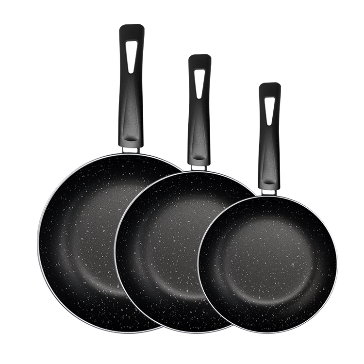 Cheap Non Stick Cookware Set Kitchenware Metal 3pcs Cookware Sets Cooking Pot Set