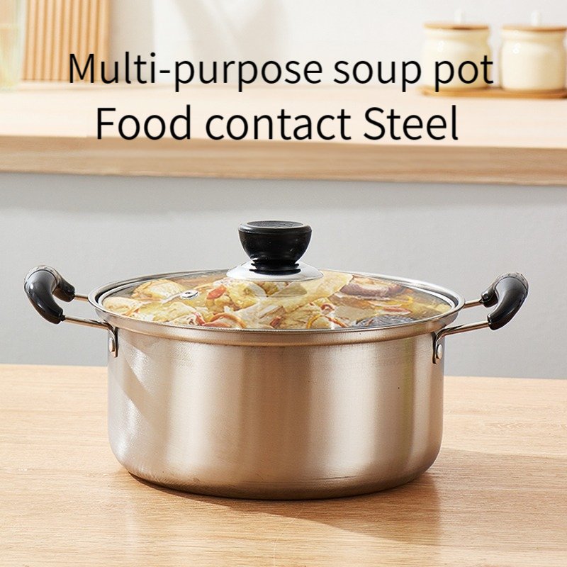 Multifunctional Stainless Steel Soup Pot set Kitchen Cookware Set Soup And Stock Pot High Quality Soup Cooking Pots