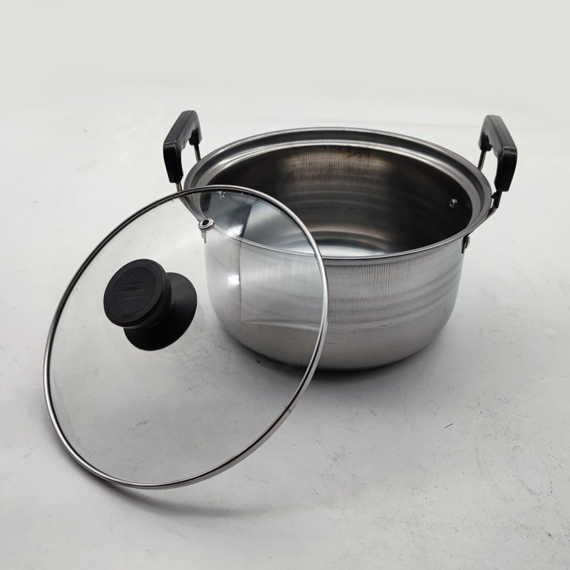 Cheap wholesale American-style high pan soup stock cooking pot bakelite handle 10pcs stainless steel cookware sets casserole set