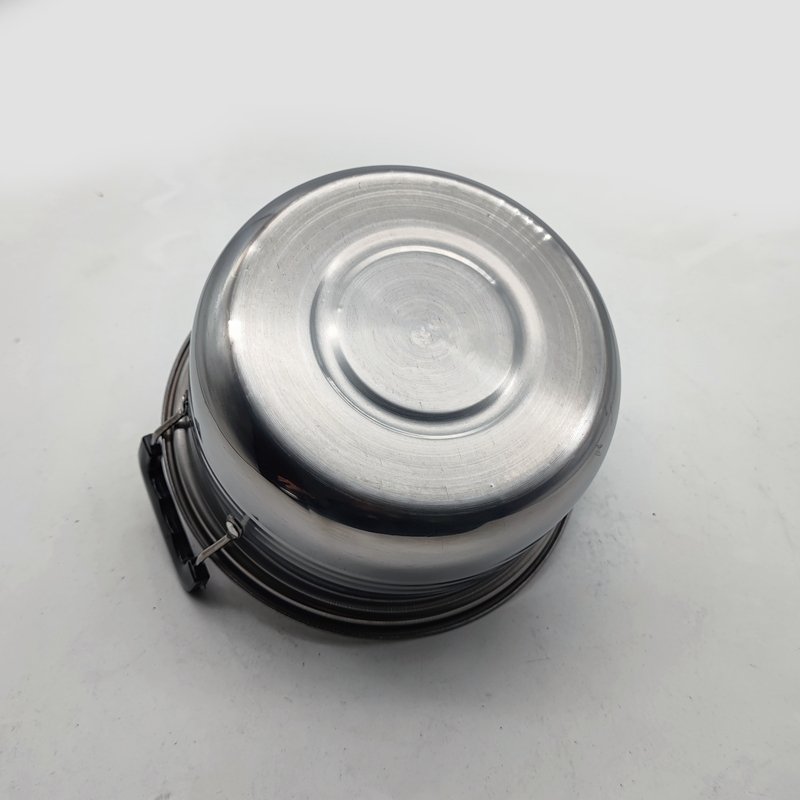 Cheap wholesale American-style high pan soup stock cooking pot bakelite handle 10pcs stainless steel cookware sets casserole set