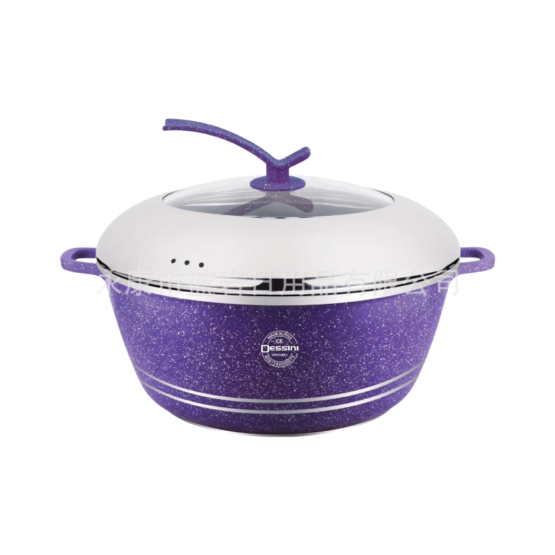 Fast Shipment Hot Selling Aluminum Pots with Stainless Steel Lid Pot Set Cookware Set Cooking 40cm Big Pot Kitchen Cookware Sets