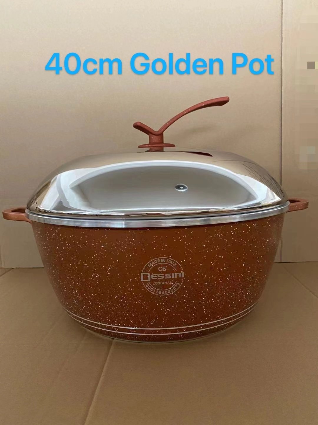 Fast Shipment Hot Selling Aluminum Pots with Stainless Steel Lid Pot Set Cookware Set Cooking 40cm Big Pot Kitchen Cookware Sets