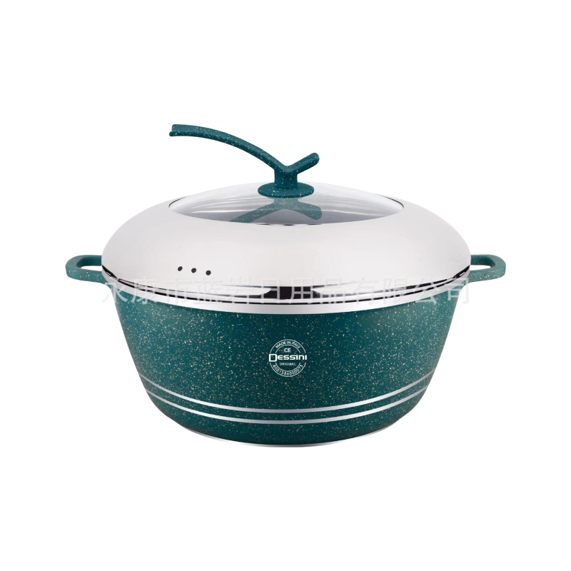 Fast Shipment Hot Selling Aluminum Pots with Stainless Steel Lid Pot Set Cookware Set Cooking 40cm Big Pot Kitchen Cookware Sets