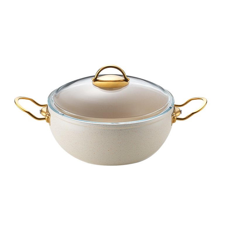 Overseas Warehouse Cooking Full Pot Pans Set Forged Aluminum Non-Stick Cookware Set