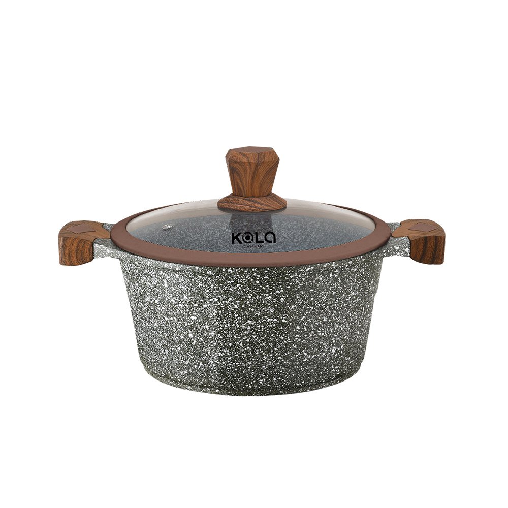 Good Selling Granite Cookware Set Non-Stick Induction Bottom Frying Pan and Cooking Pots Household Utensils Marble Pan Set