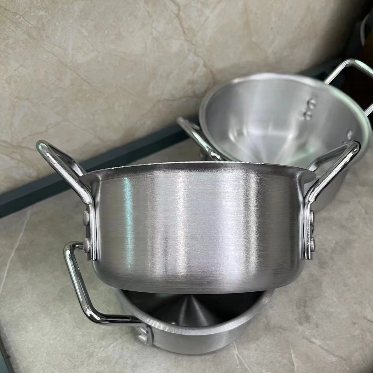 Home Kitchen Cookware Aluminum Cooking Pot Sets 14pcs Non Stick Home Kitchen Cook pot