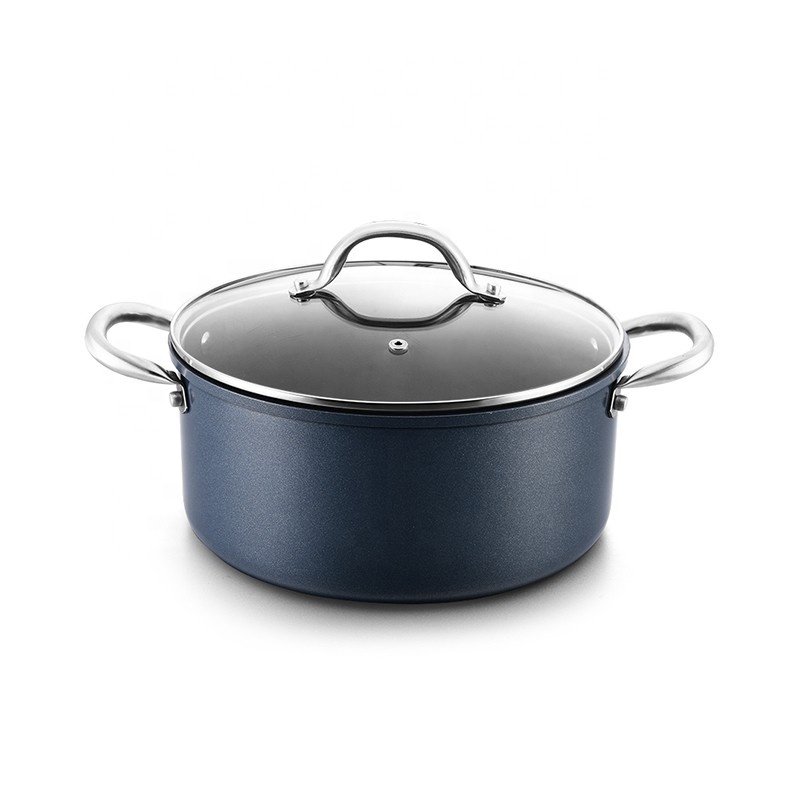 Cookware set of ceramic non stick frying pan set with pans and pots set for home cooking sauce pan and soup pot aluminum