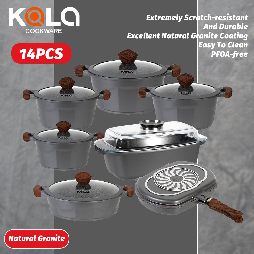 High quality induction cookware set pots and pans non-stick cookware set wholesale kitchenware cookware set
