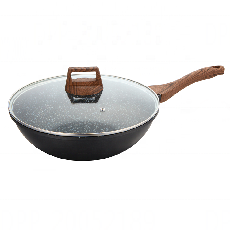 Phisma Top Selling Die Cast Aluminum Kitchen Supplies Granite Coating Cookware Set Non Stick Aluminium Cooking Pots Wholesale
