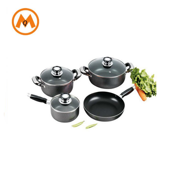 pots and pans chef cookware set with glass lid
