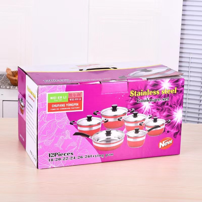 Cook Dinnerware 10pieces set Cookware Sets Thermal Cooker Set Kitchen Cookware
