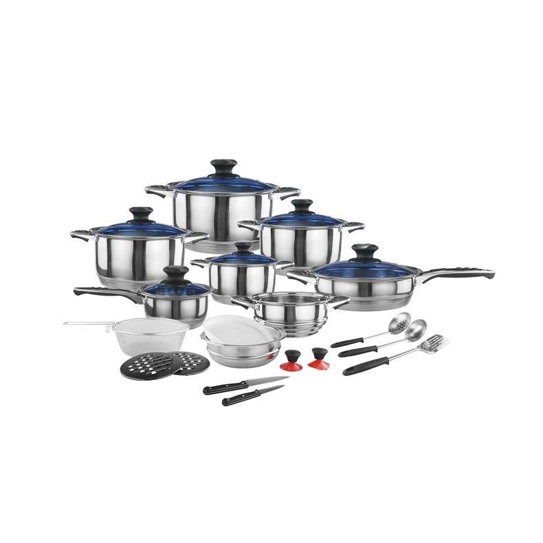 HOT SELLER Stainless Steel 25 pcs Cookingware Soup Pot & Stock Pots Cooking Pan Kitchenware Cookware Sets